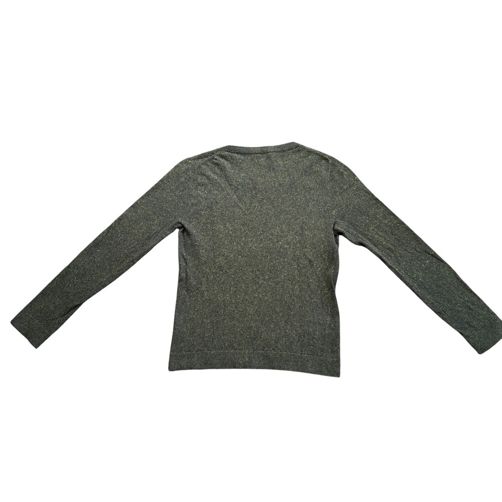 J.Crew Teddie Sweater Wmns Medium Olive Green Merino Wool Blend F5199 Excellent - Picture 4 of 7
